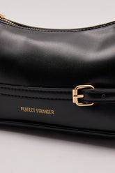 Selene Mini Buckle Handbag Black